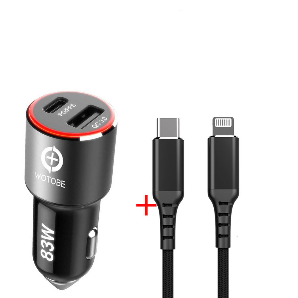 Chargeur voiture rapide USB-C
