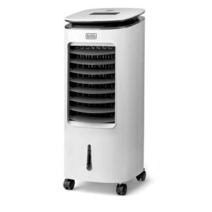 BLACK+DECKER Rafraîchisseur d'air sur roulettes — 234 m³/h, Télécommande, 3 Modes, Minuterie 8H