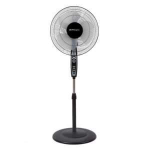 Orbegozo SF 0148 Ventilateur sur Pied — 3 Vitesses, Oscillation 90°, Hauteur Réglable, Silencieux